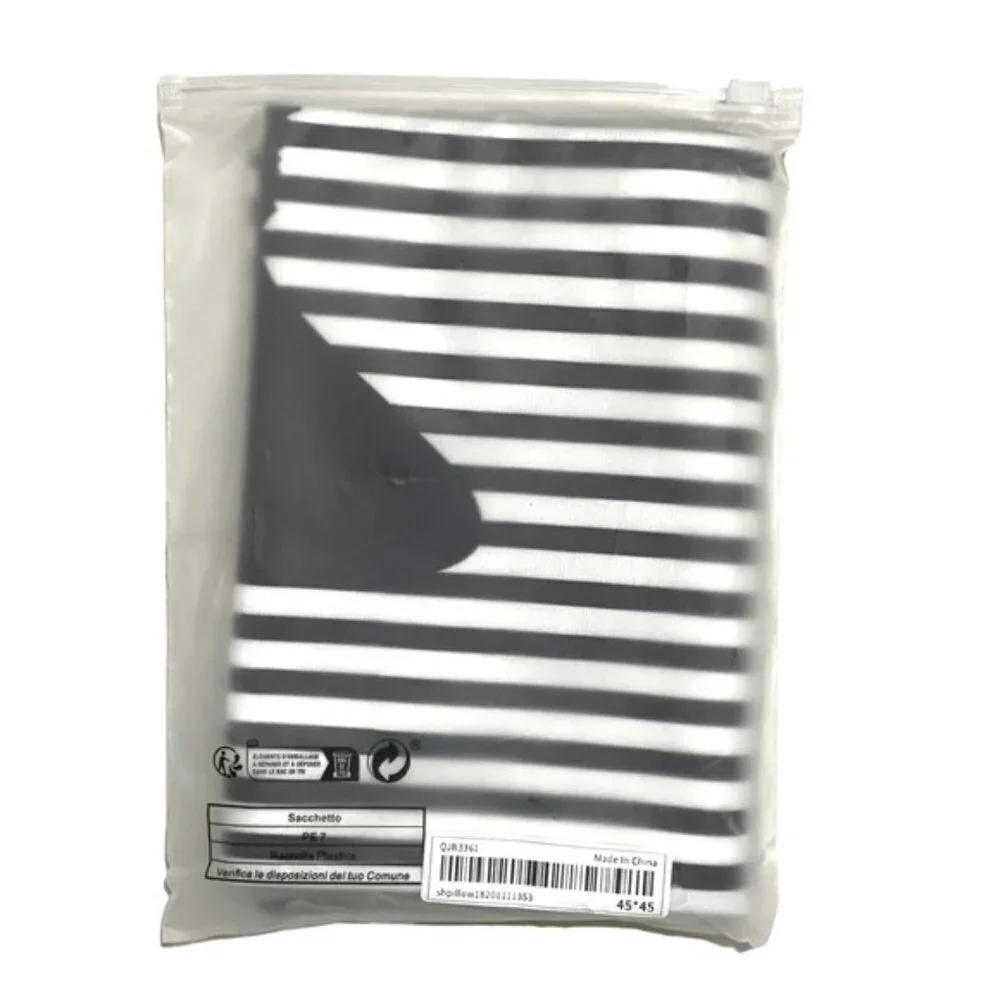 Cat Theme Pillow Cover Zippered Decorative Square Black White 17.7 in X 17.7 in